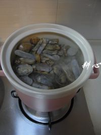 贝类海鲜汤 蛏子花甲汤