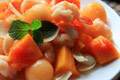 木瓜百合炒虾球的简单做法_木瓜百合炒虾球怎么做最好吃？