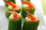 橄榄油汁丝瓜鲜虾盅的简单做法_橄榄油汁丝瓜鲜虾盅怎么做最好吃？