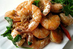 咸香桔皮虾的简单做法_咸香桔皮虾怎么做最好吃？