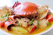 螃蟹节瓜烩粉丝的简单做法_螃蟹节瓜烩粉丝怎么做最好吃？