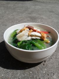 蟹煮菜心汤怎么做好吃_蟹煮菜心汤的做法