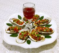 蒜蓉彩椒烤牡蛎怎么做好吃_蒜蓉彩椒烤牡蛎的做法