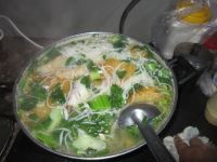 龙头鱼青菜煮米粉汤怎么做好吃_龙头鱼青菜煮米粉汤的做法