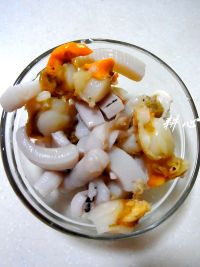 鱿鱼条皇扇贝荞麦面怎么做好吃_鱿鱼条皇扇贝荞麦面的做法